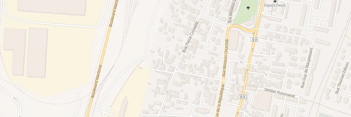 Plan du 892 Rue Pierre Corneille à Petit-Couronne
