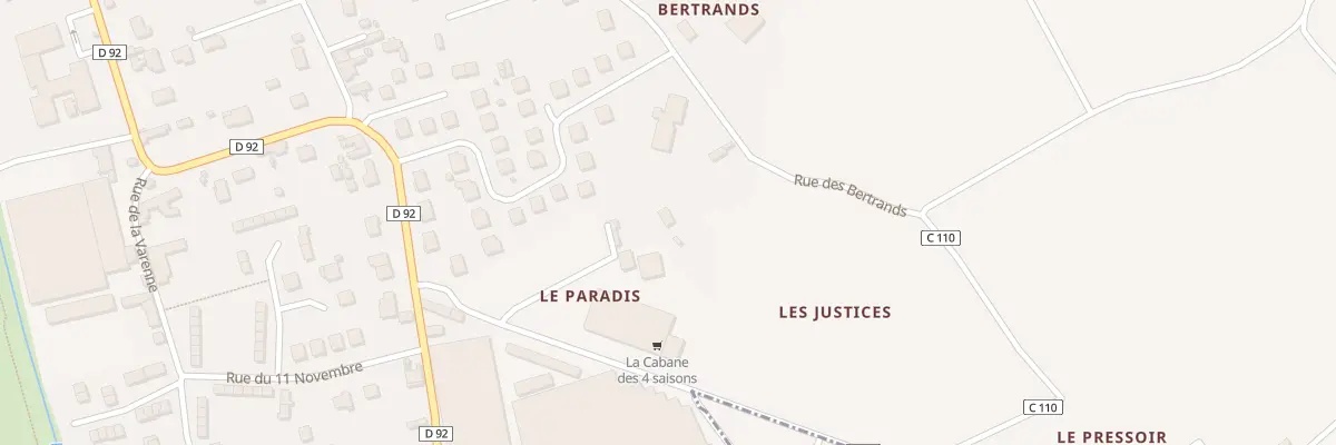 Plan du 17 Rue des Bertrands à Beaulieu-lès-Loches