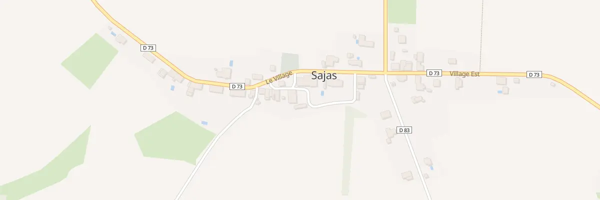 Plan du 24 Le Village à Sajas
