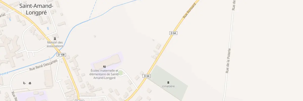 Plan du 30 Rue Ronsard à Saint-Amand-Longpré