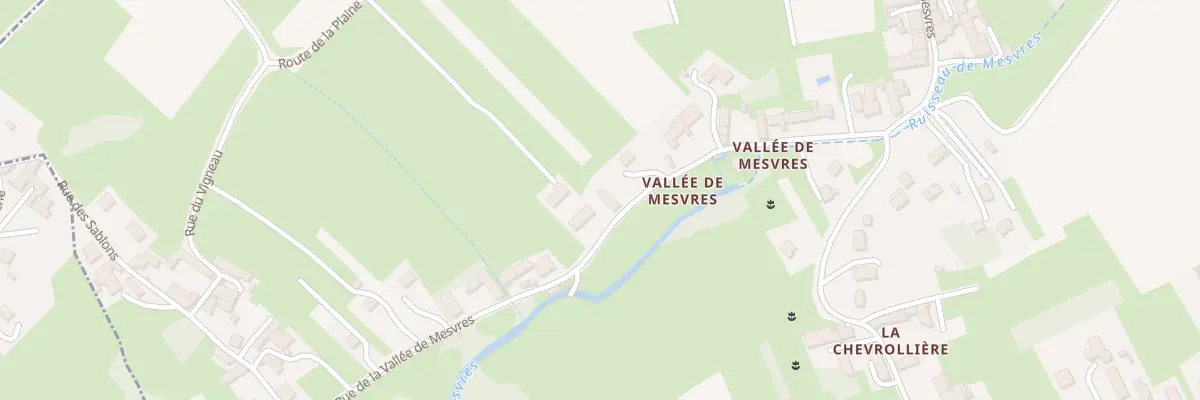 Plan du 59 Rue de la Vallée de Mesvres à Civray-de-Touraine