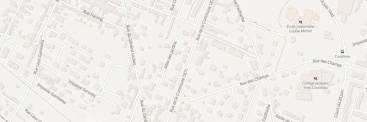 Plan du 612 Rue de la Commune 1871 à Caudebec-lès-Elbeuf