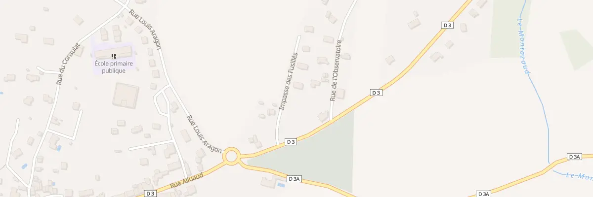 Plan du 2 Imp des Fusilles à Saint-Victurnien