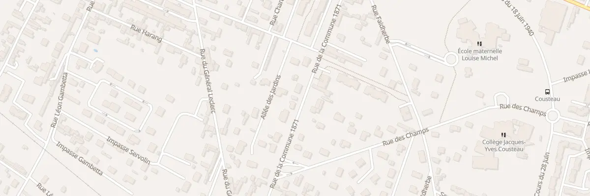 Plan du 604 Rue de la Commune 1871 à Caudebec-lès-Elbeuf
