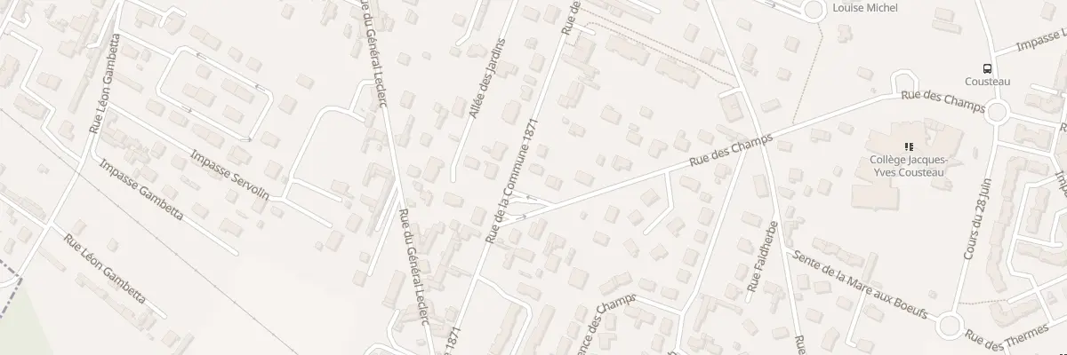 Plan du 669 Rue de la Commune 1871 à Caudebec-lès-Elbeuf
