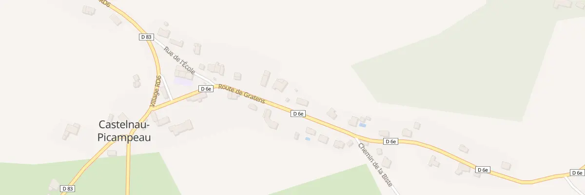 Plan du 5002F Village à Castelnau-Picampeau