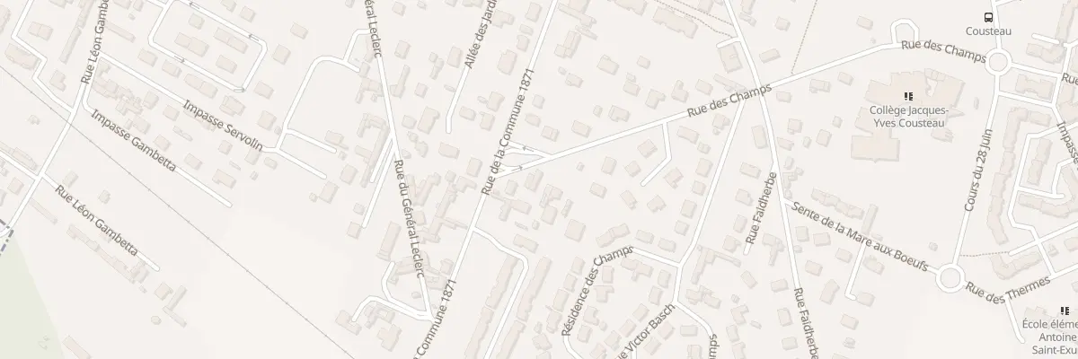 Plan du 607 Rue des Champs à Caudebec-lès-Elbeuf