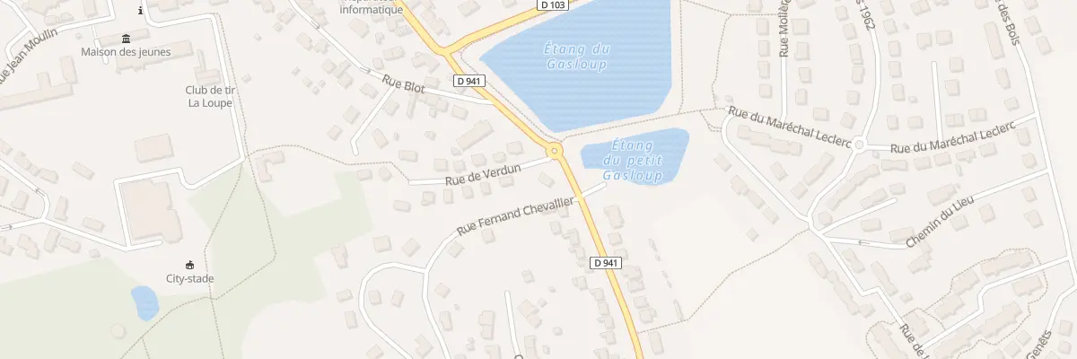 Plan du 4 Rue Fernand Chevallier à Toury