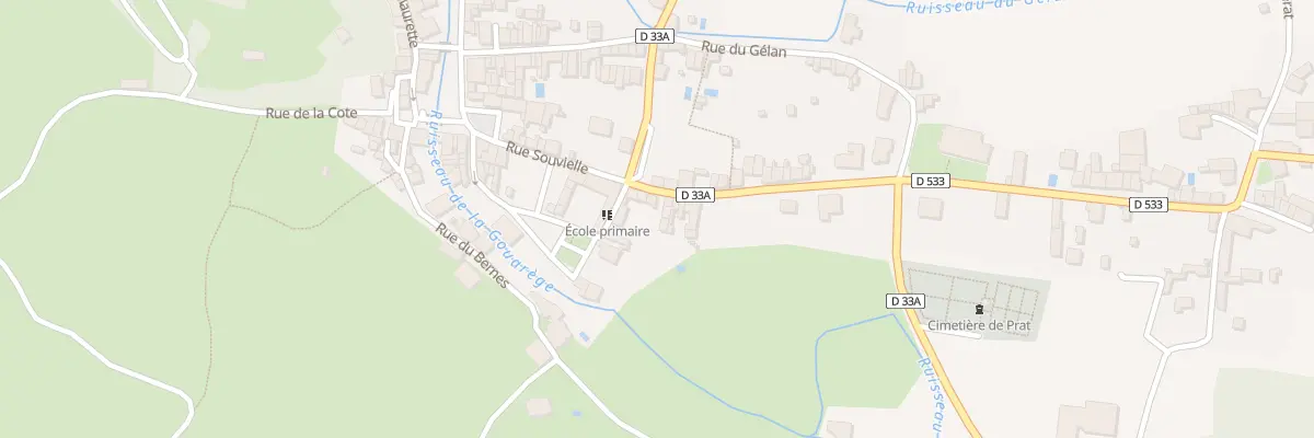 Plan du 14 Rue Souvielle à Prat-Bonrepaux