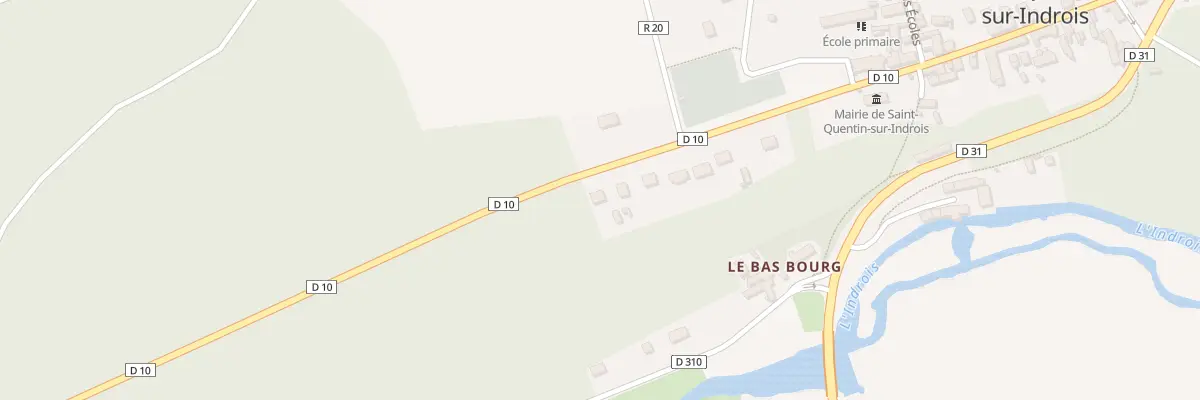 Plan du 44 Rue de l’Eglise à Saint-Quentin-sur-Indrois