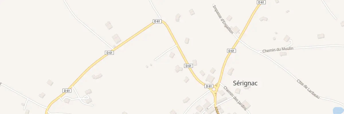 Plan du 139 Rte Beaumont à Sérignac