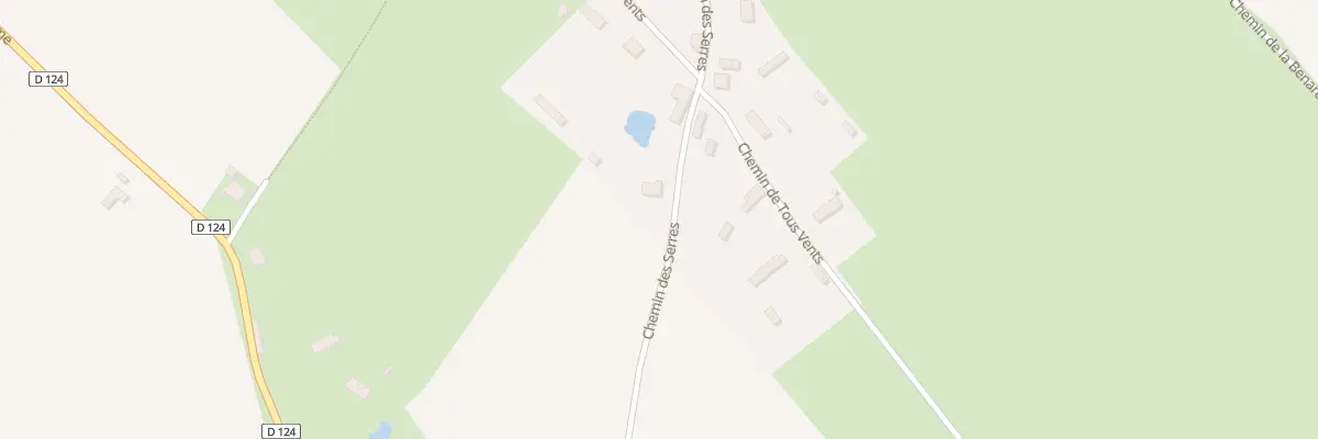 Plan du 748 Che des Serres à Fresquiennes