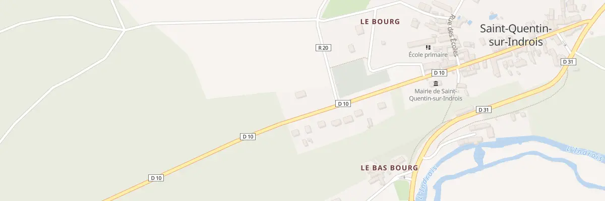 Plan du 35 Rue de l’Eglise à Saint-Quentin-sur-Indrois