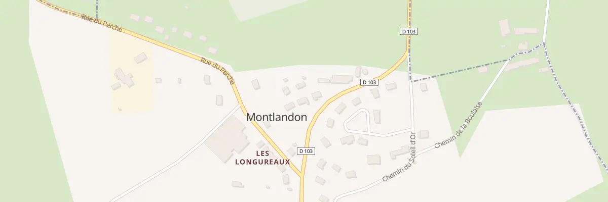 Plan du 3 Rue du Thymerais à Montlandon