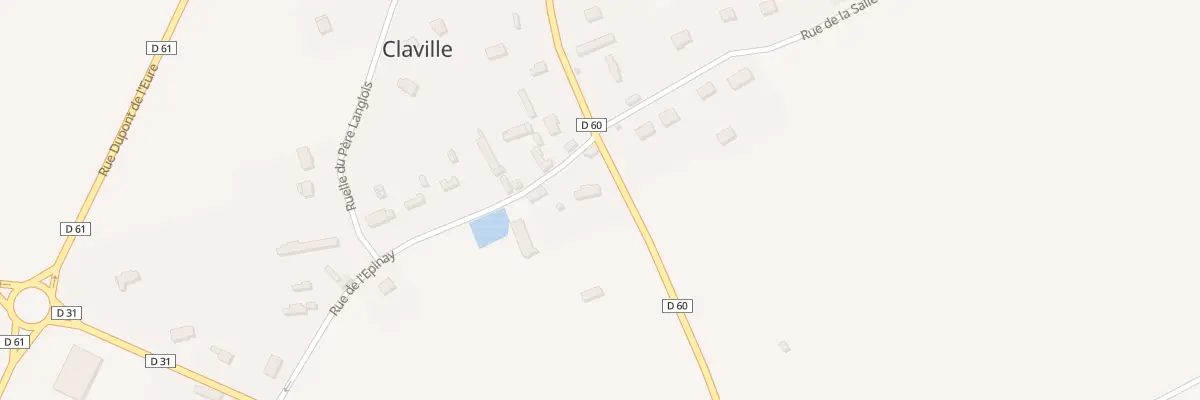 Plan du 2 Rue St Martin à Claville