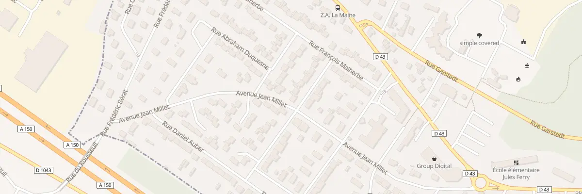 Plan du 14 Rue Jean de Bethencourt à Maromme