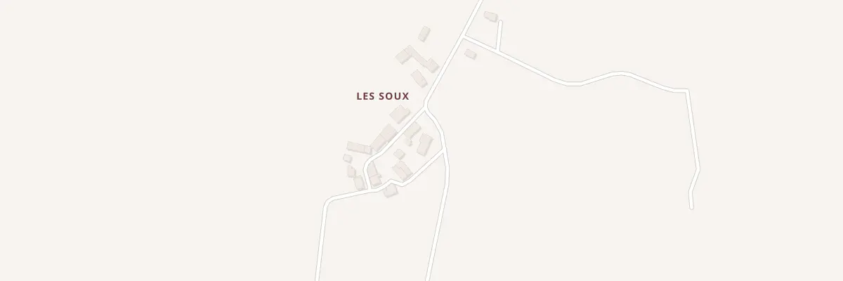 Plan du 5092 Les Soux à Gorre