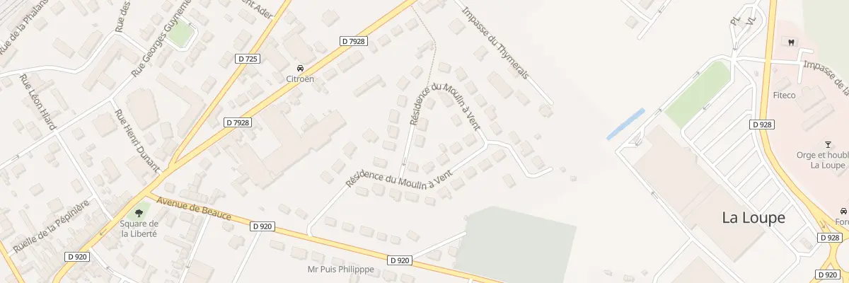 Plan du 19 Res du Moulin à Vent à La Loupe