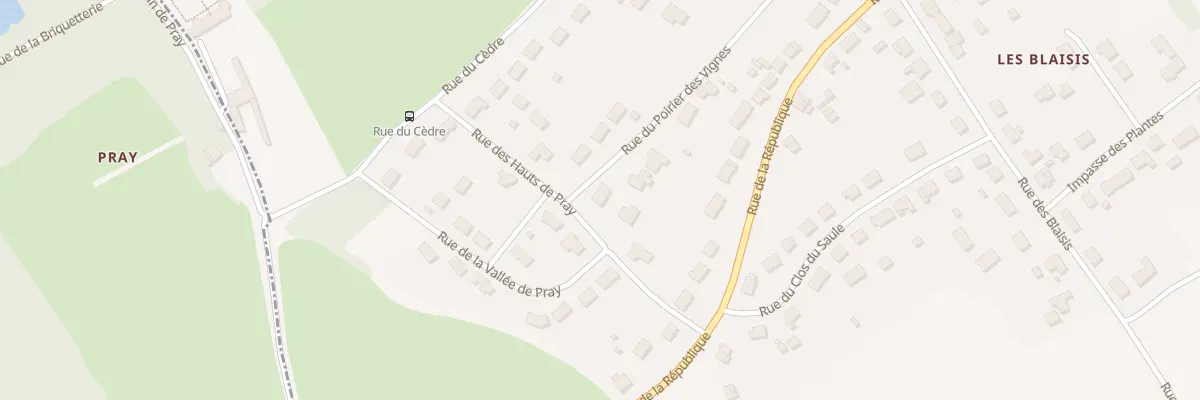Plan du 27 Rue du Poirier des Vignes à Chargé
