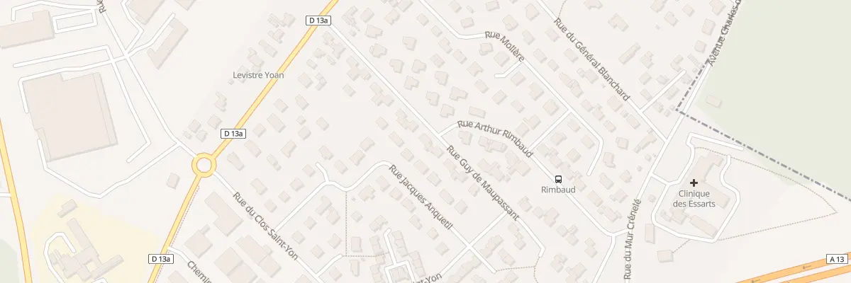 Plan du 18 Rue Guy de Maupassant à Grand-Couronne