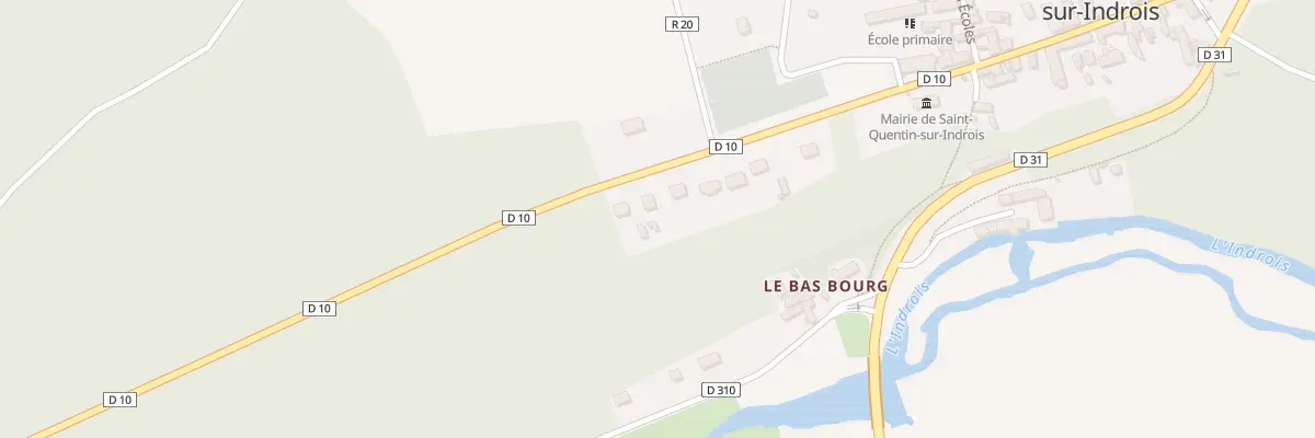 Plan du 42 Rue de l’Eglise à Saint-Quentin-sur-Indrois