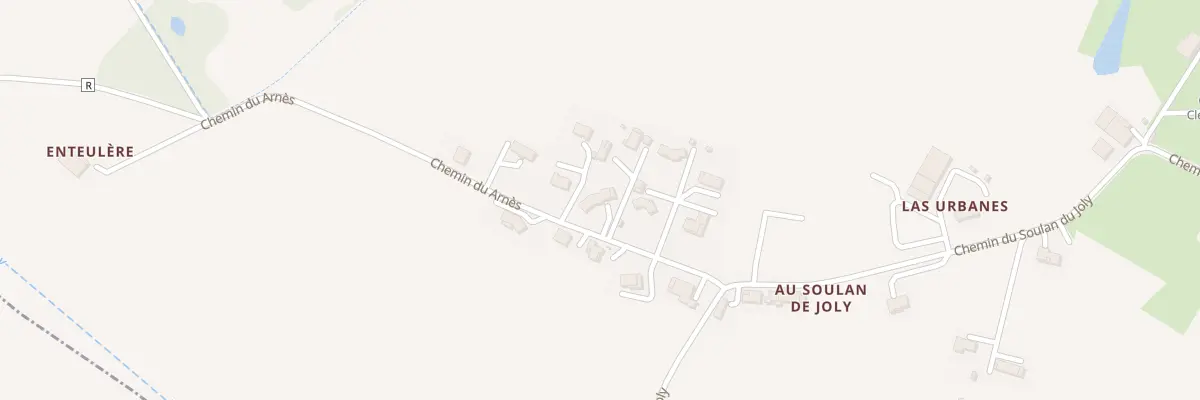 Plan du 5111 A Las Urbanes à Clermont-Savès