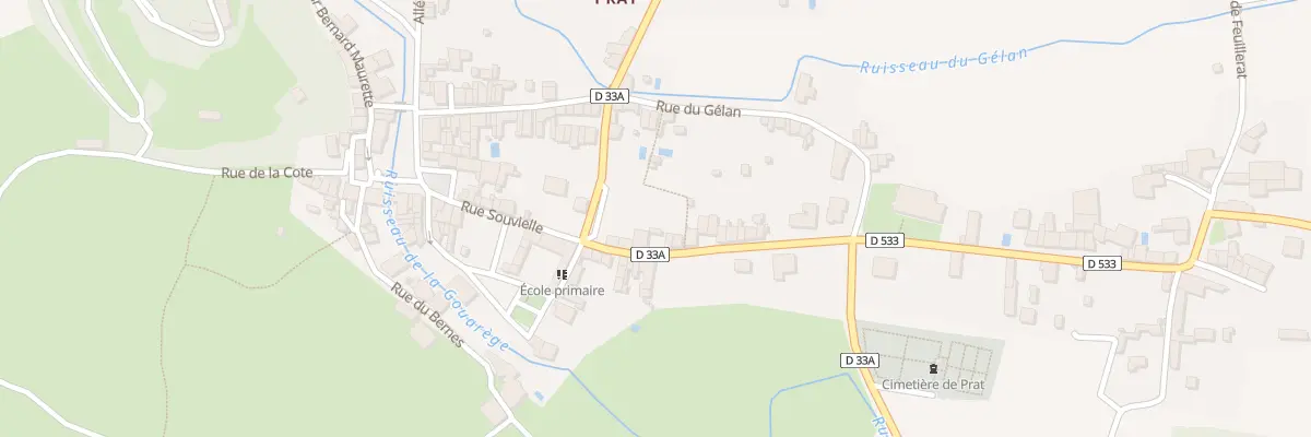 Plan du 15 Rue Souvielle à Prat-Bonrepaux