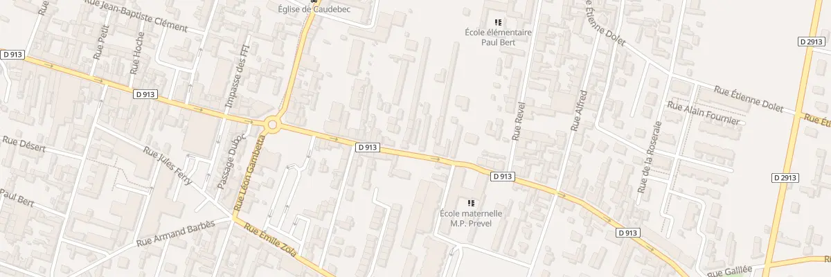 Plan du 94B Rue de la République à Caudebec-lès-Elbeuf