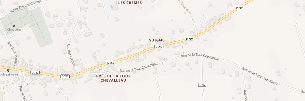Plan du 81 Rue de Guigne à Beaulieu-lès-Loches