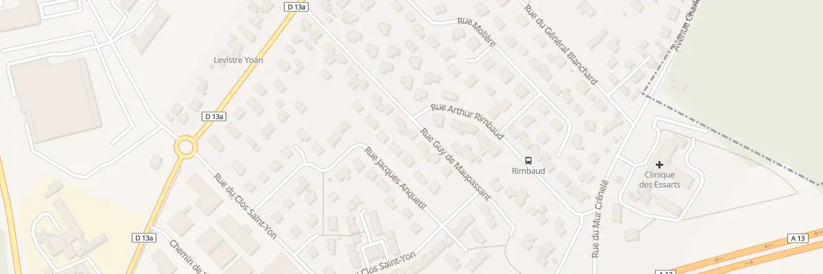 Plan du 20 Rue Guy de Maupassant à Grand-Couronne