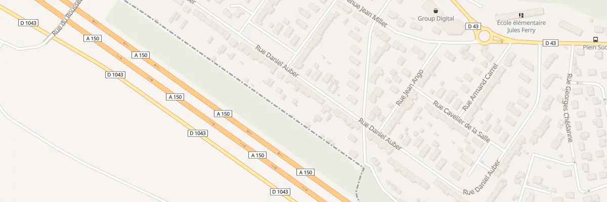 Plan du 87 Rue Daniel Auber à Maromme