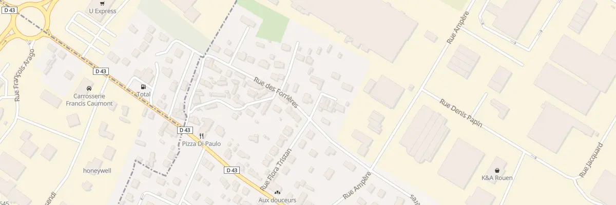 Plan du 20A Rue des Forrières à Maromme