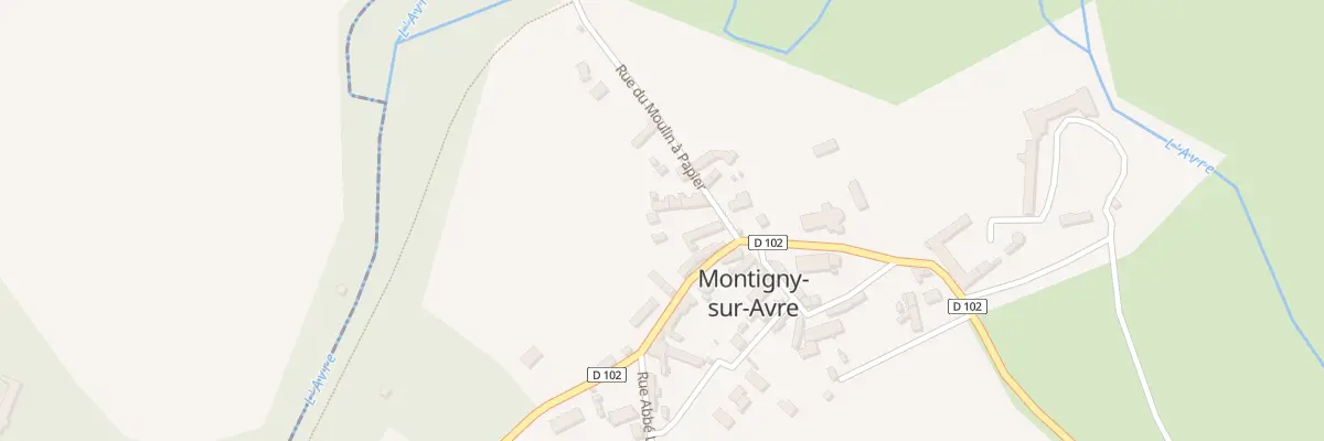 Plan du 56 Rue du Moulin à Papier à Montigny-sur-Avre