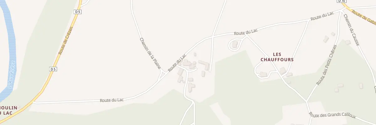 Plan du 129 Le Lac à Sainte-Eulalie-d’Ans