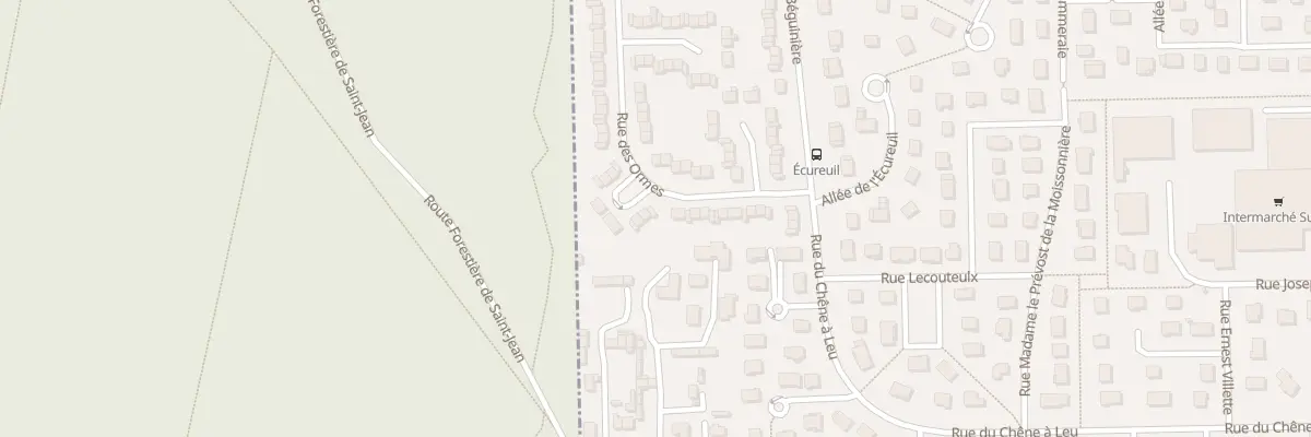 Plan du 1 All des Pins à Canteleu