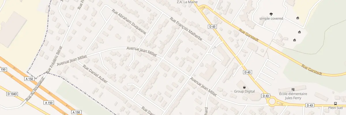 Plan du 7 Rue Jean de Bethencourt à Maromme