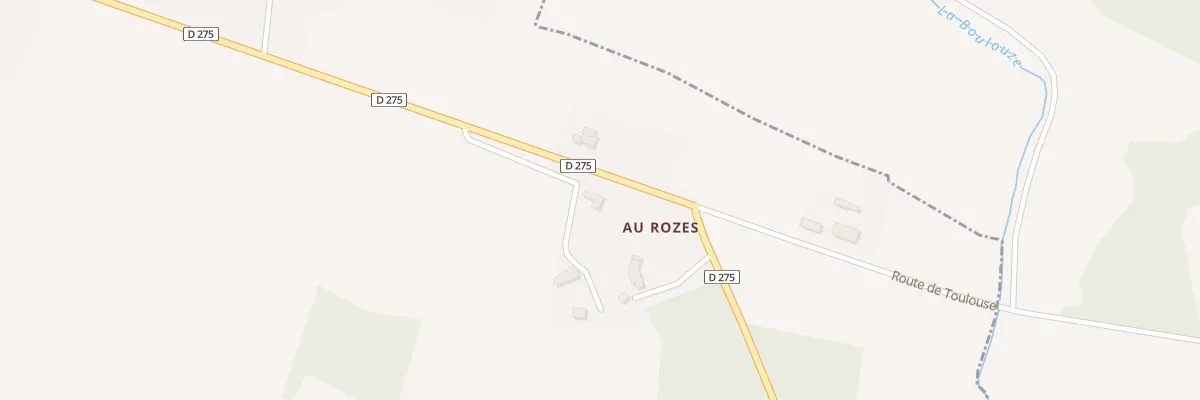 Plan du 629 Rte de Nizas à Savignac-Mona