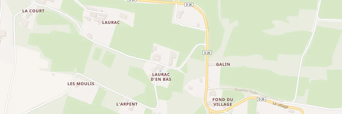 Plan du 3 Laurac à Belbèze-en-Comminges