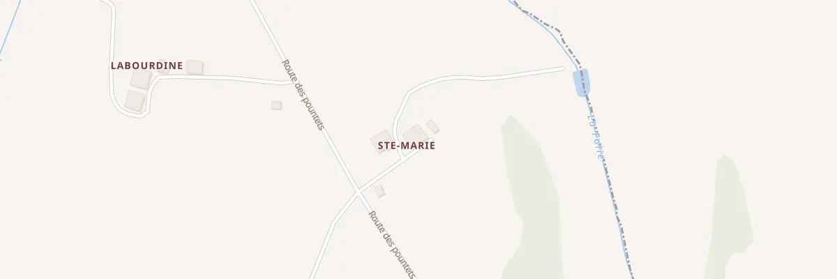 Plan du 5010 Sainte Marie à Escazeaux