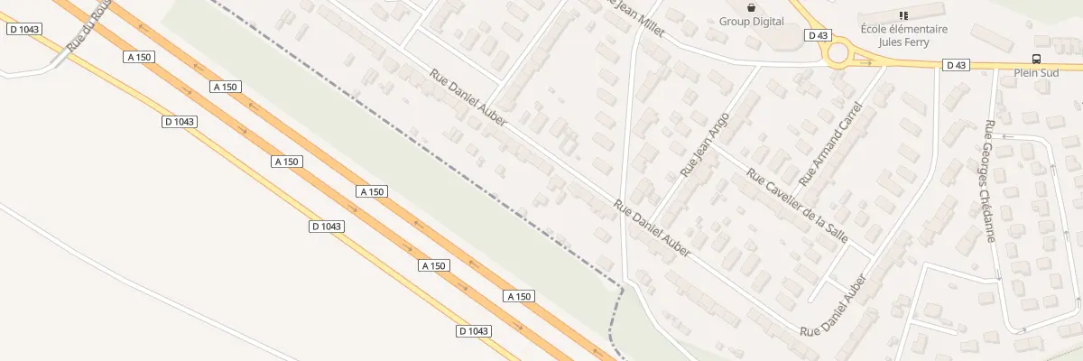 Plan du 83 Rue Daniel Auber à Maromme