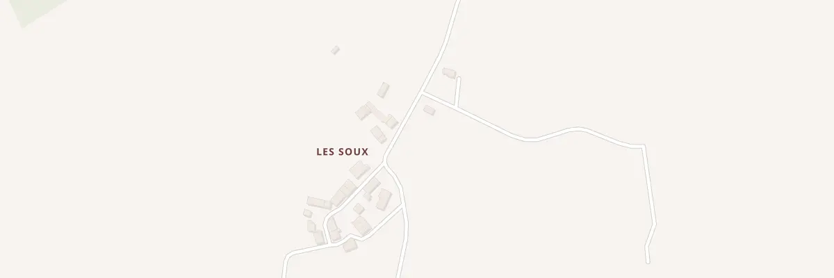 Plan du 4 Les Soux à Gorre