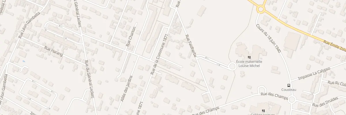 Plan du 481 Rue de la Commune 1871 à Caudebec-lès-Elbeuf