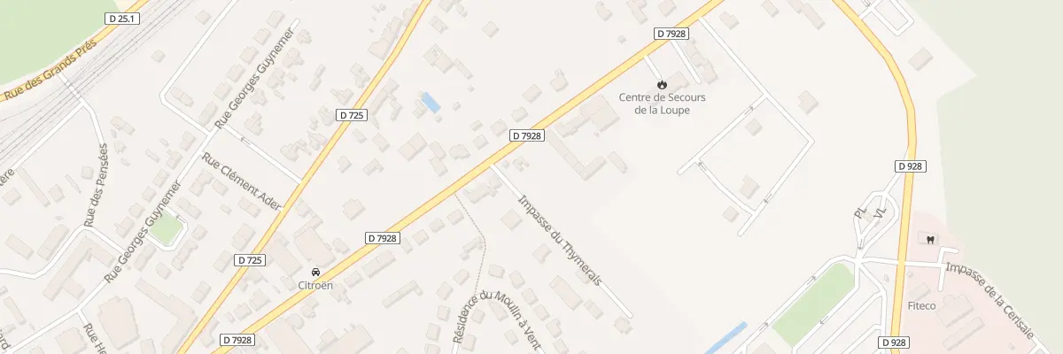 Plan du 36 Av du Thymerais à La Loupe