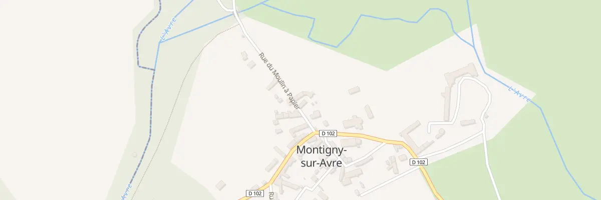 Plan du 87 Rue du Moulin à Papier à Montigny-sur-Avre