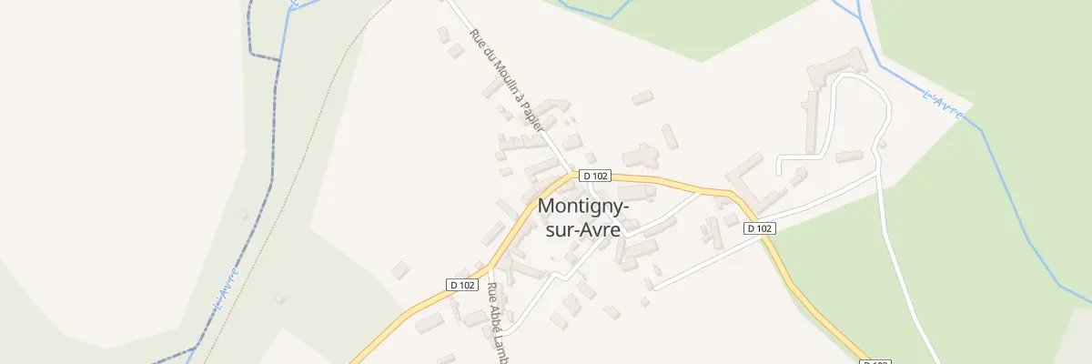 Plan du 830 Rue François de Laval à Montigny-sur-Avre