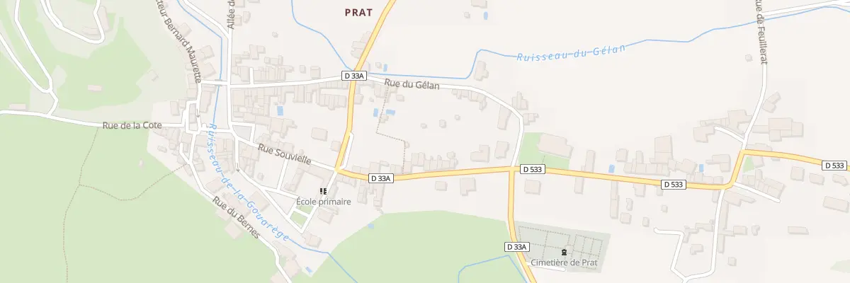 Plan du 21 Rue Souvielle à Prat-Bonrepaux
