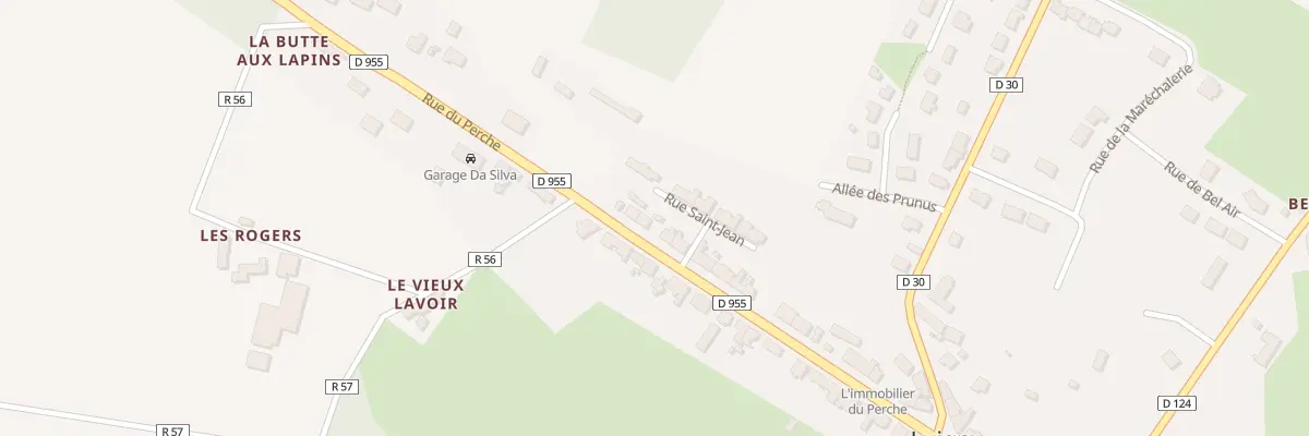 Plan du 28 Rue du Perche à Luigny