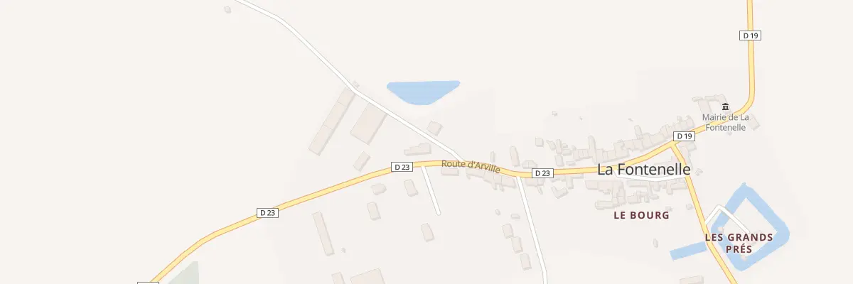 Plan du 14 Rte d’Arville à La Fontenelle
