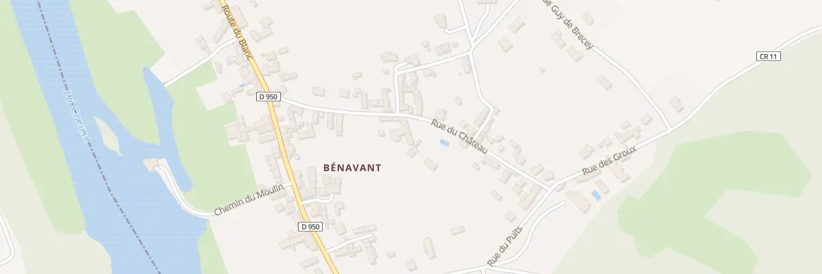 Plan du 10 Rue du Chateau à Pouligny-Saint-Pierre