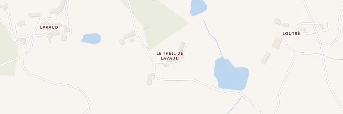 Plan du 8 Le Theil de Lavaud à Cieux
